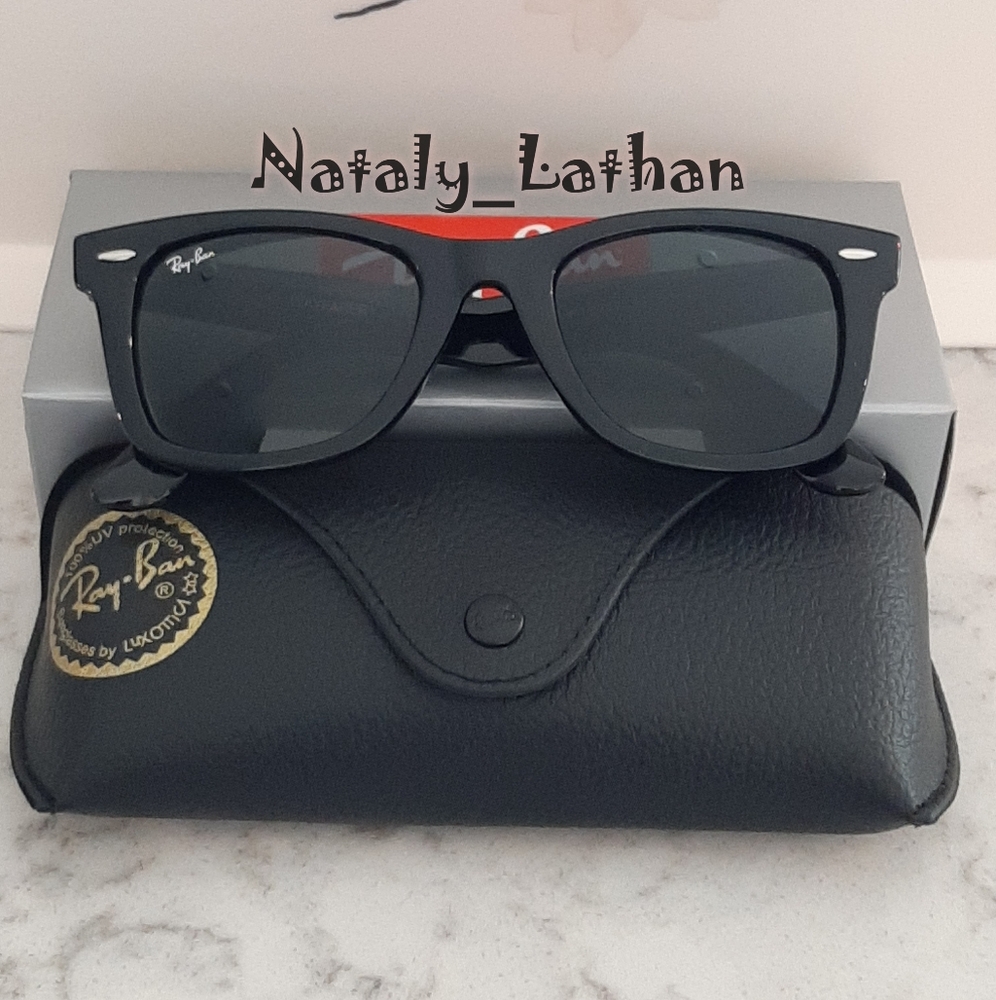Ray-Ban (Store Display) Wayfarer Black RB2140 - Picture 3 of 14